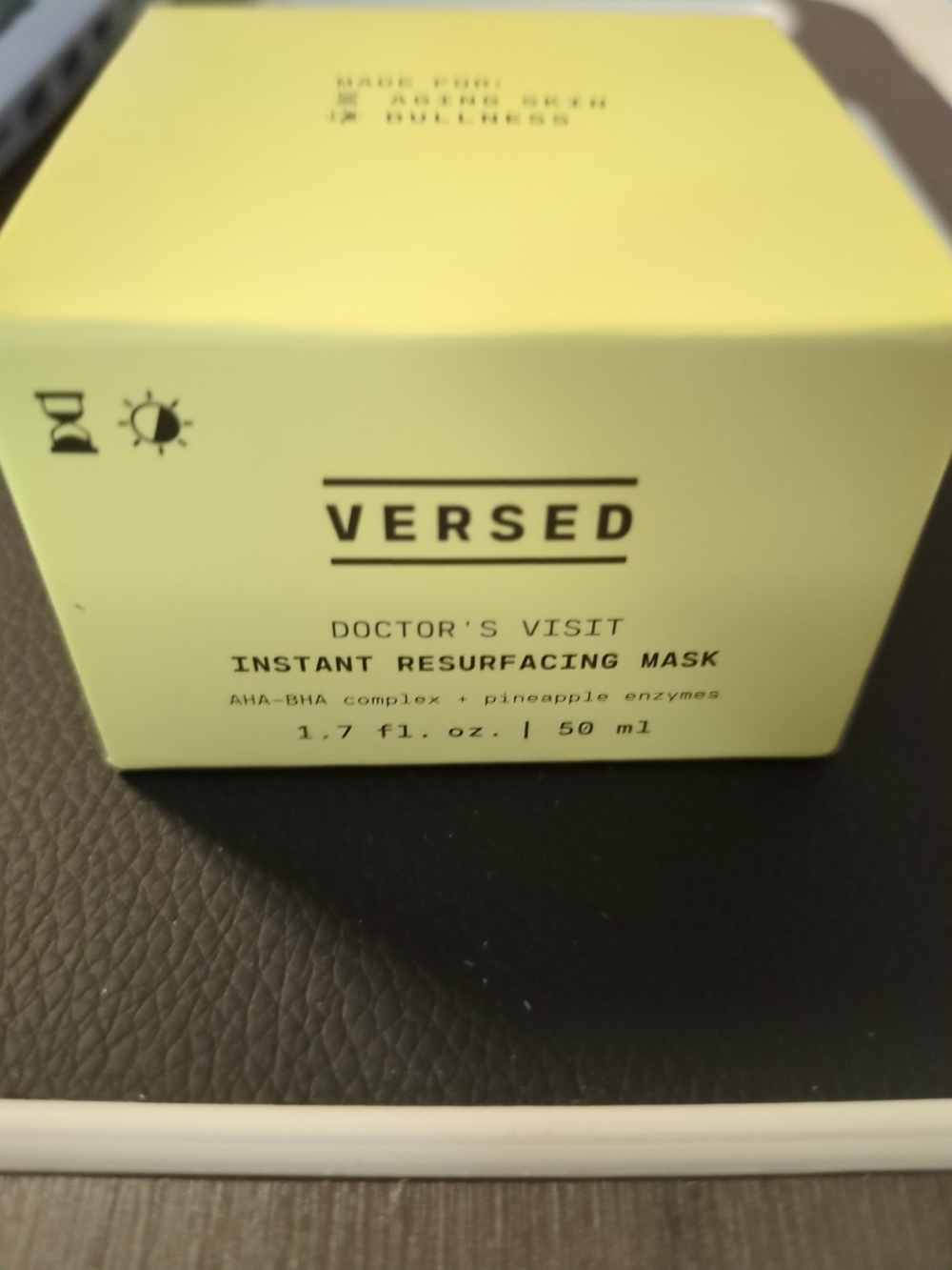 Versed Doctor's Visit Instant Resurfacing Mask - Yellow